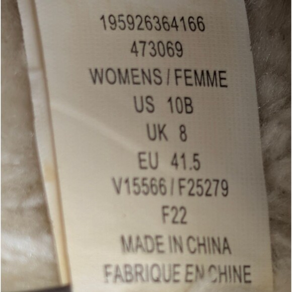 Lands End Women's Fuzzy Lined Suede Moccasin Slippers - Picture 9 of 10